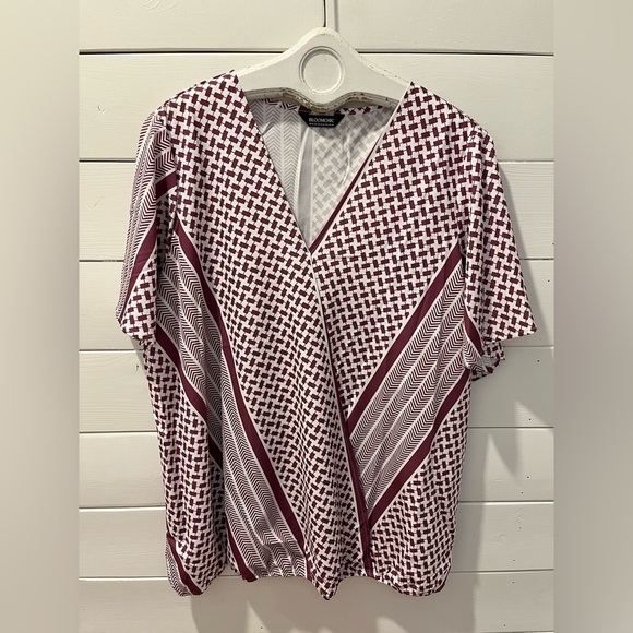 NWOT: Bold Geo-Print BloomChic Top – Plus Size US 18-20 ❤️ - Picture 1 of 11